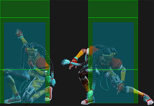 214P (HOLD OK) Hitbox