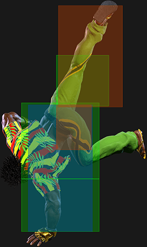 214K~HK Hitbox