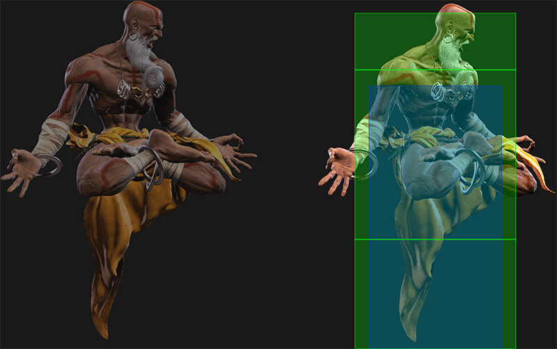 4 or 6 + PPP/KKK Hitbox