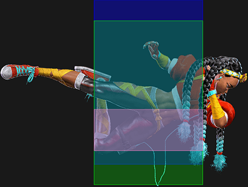 236KK (close)~P Hitbox